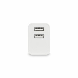 Chargeur mural KSIX 2 USB 2.4A Blanc