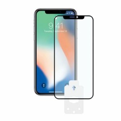 Film Protecteur en Verre Trempé pour Téléphone Portable Iphone X, Xs KSIX 2.5D Noir