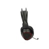 Casques avec Micro Gaming KSIX Drakkar USB LED Noir Rouge