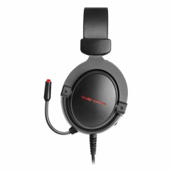 Casques avec Micro Gaming Mars Gaming MH4X LED (2 m) Noir