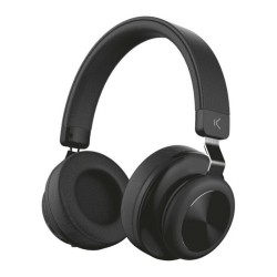 Casques Bluetooth avec Microphone KSIX BXAUHBT01 200 mAh Noir