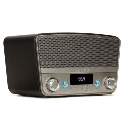 Radio Aiwa BSTU750BK   50W Haut-parleur Argenté Noir Vintage