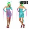 Déguisement pour Adultes Bleu Alien Sexy 4 pcs