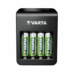 Chargeur + Piles Rechargeables Varta LCD Plug Charger+ 200 mAh