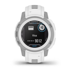 Montre intelligente GARMIN Instinct 2S Solar Surf Gris Blanc 0,79" Vert