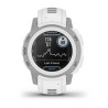 Montre intelligente GARMIN Instinct 2S Solar Surf Gris Blanc 0,79" Vert