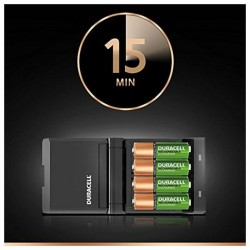 Chargeur + Piles Rechargeables DURACELL CEF27EU 2 x AA + 2 x AAA 1700 mAh 750 mAh