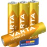 Piles Alcalines Varta LongLife AAA (LR03) (4 Pièces)