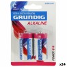 Piles Alcalines LR14 Grundig Type C (24 Unités)