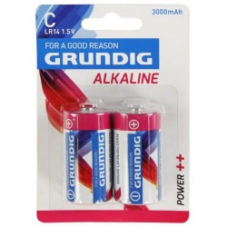 Piles Alcalines LR14 Grundig Type C (24 Unités)