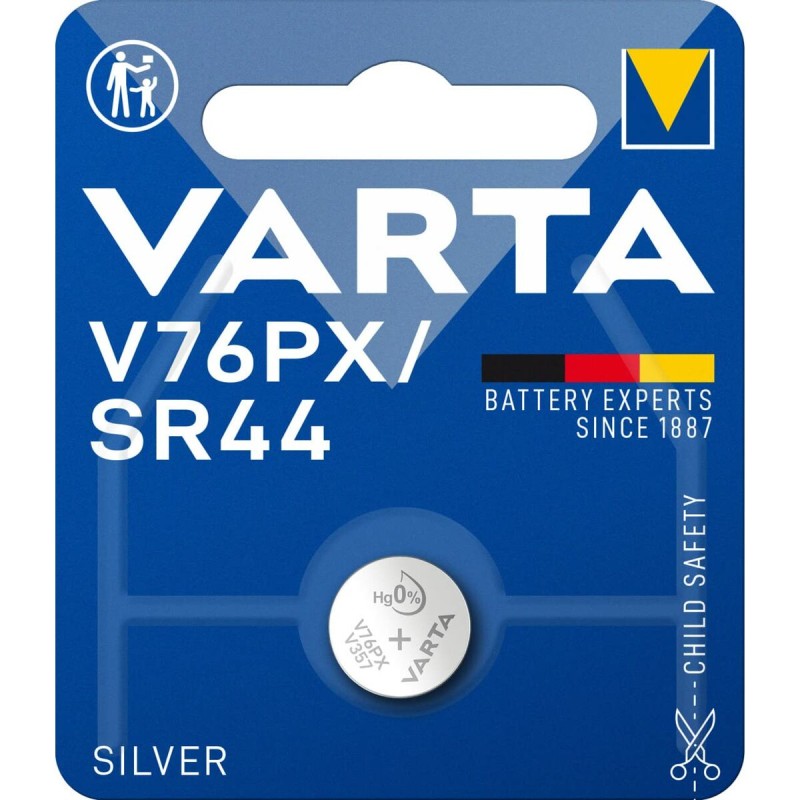 Pile bouton Varta Silver Oxyde d'argent 1,55 V SR44