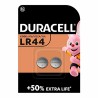 Piles Bouton Alcalines DURACELL LR44 1,5 V (2 Unités)