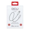 Câble de chargement USB Lightning  iPhone DCU Argenté 1 m