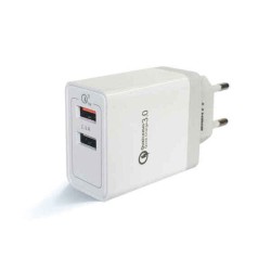 Chargeur mural Eightt EQC2V2 18 W Blanc Noir