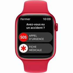 Montre intelligente Apple Watch Series 8 Rouge 4G WatchOS 9