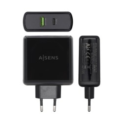 Chargeur Voiture Mur Aisens PD 3.0 USB-C 48 W Noir