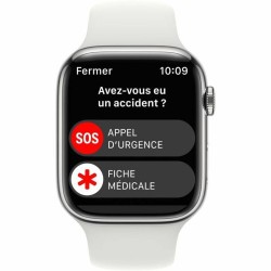 Montre intelligente Apple Watch Series 8 WatchOS 9 Beige 4G