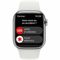 Montre intelligente Apple Watch Series 8 4G Blanc