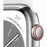 Montre intelligente Apple Watch Series 8 4G Blanc