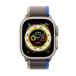 Montre intelligente Apple Watch Ultra Bleu Azul, gris 49 mm