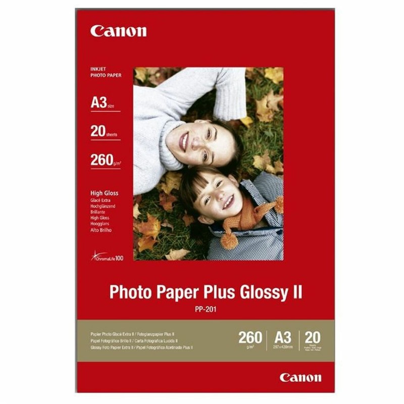 Papier Photo Glacé Canon Plus Glossy II A3