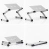 Table Réglable Positions Multiples pour Ordinateur Portable Omnible InnovaGoods