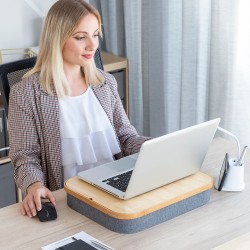 Bureau Portatif avec Plateau de Rangement Larage InnovaGoods