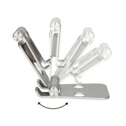 Support pour Mobiles KSIX Swivel Argenté