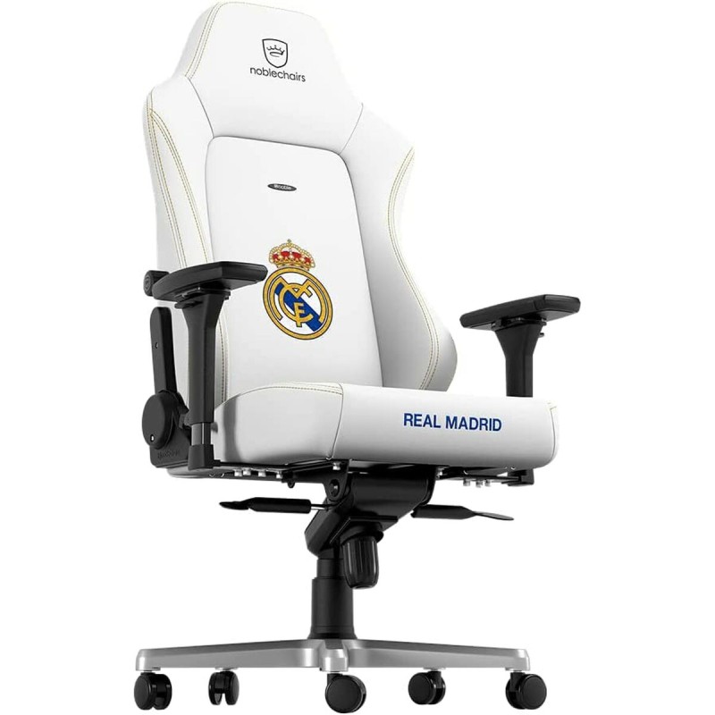 Chaise de jeu Noblechairs NBL -HRO-PU-RMD Real Madrid Blanc