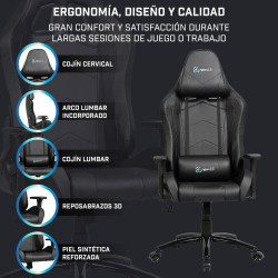 Chaise de jeu Newskill Newskill Takamikura - Silla Gaming Profesional (inclinación y Altura Regulable, reposabrazos Ajustables, 