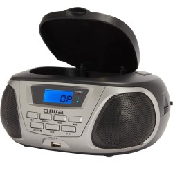 Radio-CD Bluetooth MP3 Aiwa BBTU300TN    5W Gris Noir Titane