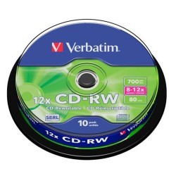 CD-RW Verbatim    10 Unités...