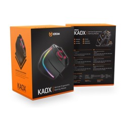 Souris Gaming avec LED Krom Kaox 6400 dpi RGB