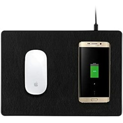 Tapis de Souris avec Chargeur Sans Fil Qi MiniBatt MB-PAD Noir