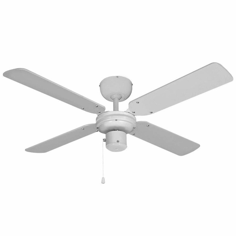 Ventilateur de Plafond EDM Báltico Ø 102 cm Blanc 50 W