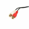 Câble Audio Jack (3,5 mm) vers 2 RCA Startech MU1MFRCA             Noir 1.8 m