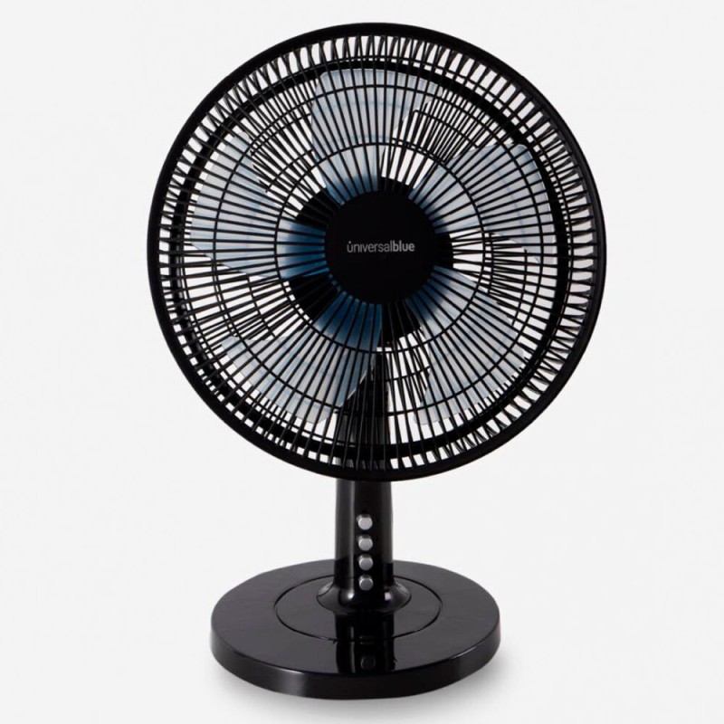 Ventilateur de Bureau Universal Blue 298-UVM2001-22 Ø 30 cm Noir