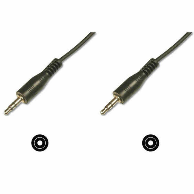 Câble Audio Jack (3,5 mm) Digitus 3.5mm M/M, 2.5 m Noir