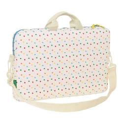 Housse pour ordinateur portable Benetton Topitos Blanc (40 x 27 x 4 cm)