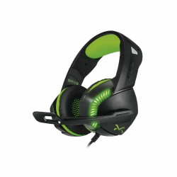 Casques avec Microphone Droxio LEYON Noir/Vert