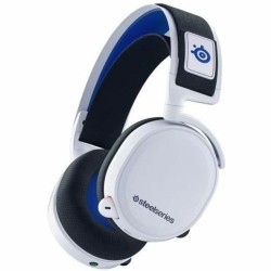 Casques avec Microphone SteelSeries Arctis 7P+ Noir Bleu Blanc Jeux Bluetooth/Sans fil