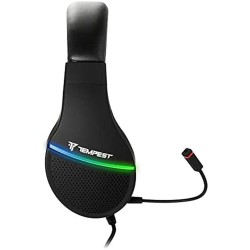 Casques avec Microphone Tempest GHS201 Noir