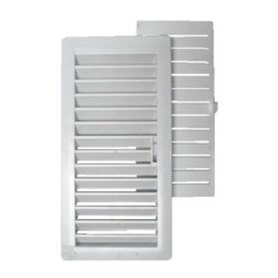 Grille Système de ventilation 9,5 x 22 cm PVC