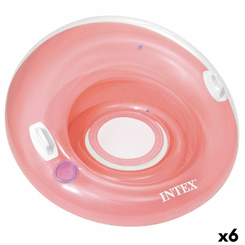 Fauteuil de piscine gonflable Intex Rond 119 x 119 cm Ø 119 cm (6 Unités)