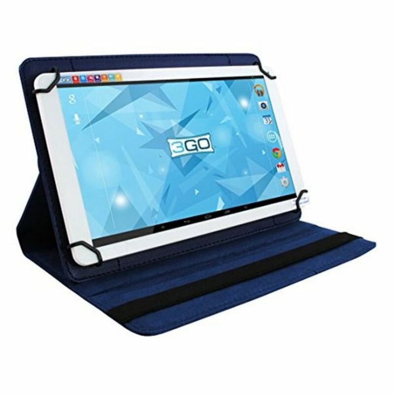 Housse Universelle pour Tablette en Cuir Rotative 3GO CSGT24 7" Bleu Multicouleur