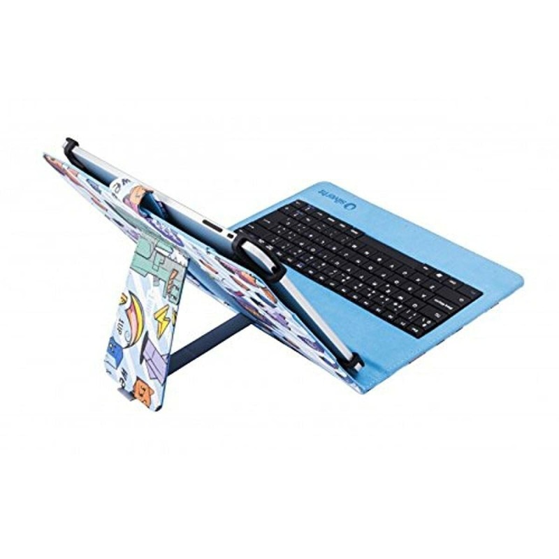 Clavier Bluetooth avec Support pour Tablette PIXEL GAMER Espagnol Qwerty 10,1"