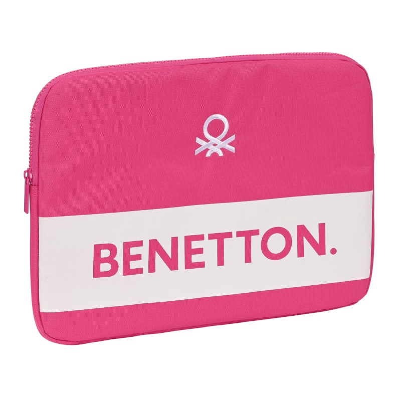 Housse d'ordinateur portable Benetton Raspberry Fuchsia (34 x 25 x 2 cm)