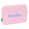 Housse d'ordinateur portable Benetton Pink Rose (31 x 23 x 2 cm)