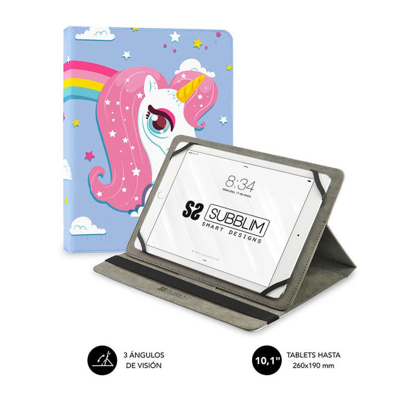 Housse pour Tablette Subblim Funda Tablet Universal TRENDY CASE UNICORN 10.1"