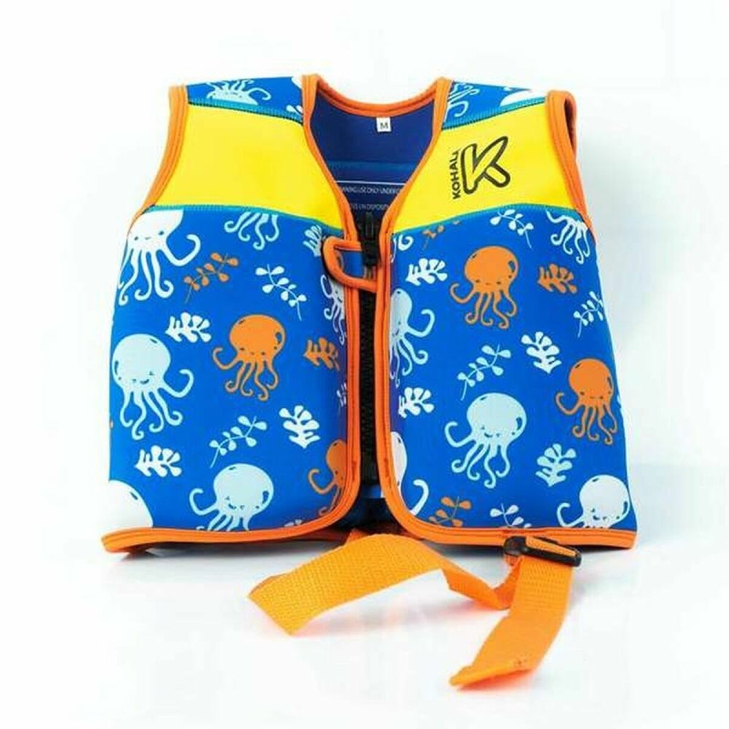 Gilet Gonflable pour Piscine Kohala Octopus Orange 4-5 Ans Bleu